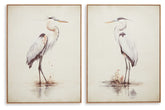 Aubinell - Wall Art Set (Set of 2) - Beige