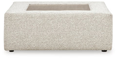 Ashbourne Estate - Oversized Accent Ottoman - Snowstone