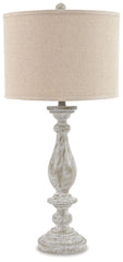 Bernadate - Poly Table Lamp (Set of 2) - Whitewash