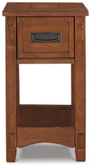 Breegin - Chair Side End Table - 1 Drawer - Brown