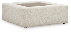 Ashbourne Estate - Oversized Accent Ottoman - Snowstone