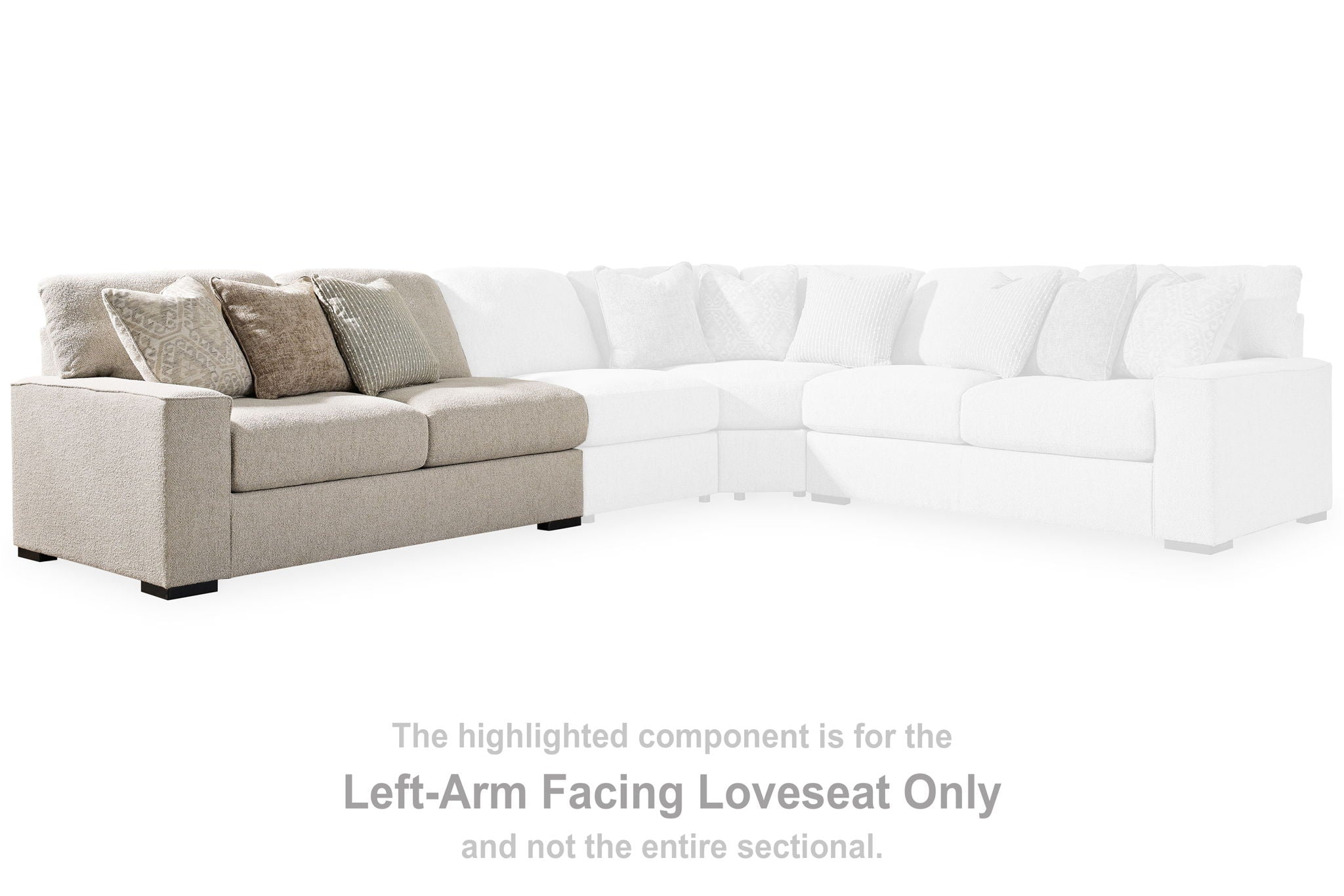 Ballyton - Laf Loveseat - Sand