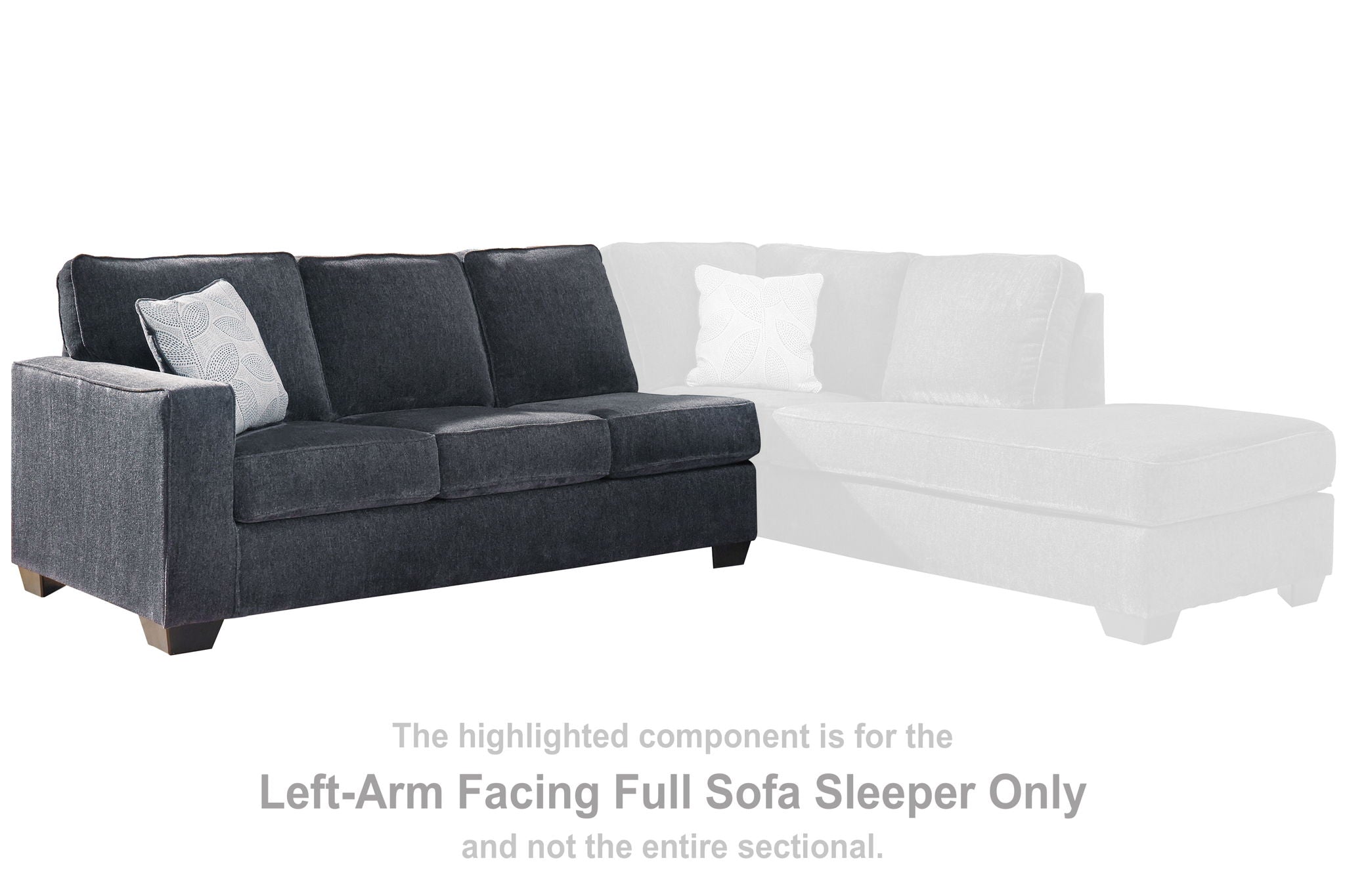 Altari - Laf Full Sofa Sleeper - Slate