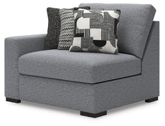 Bealton - LAF Corner Chair - Salt And Pepper