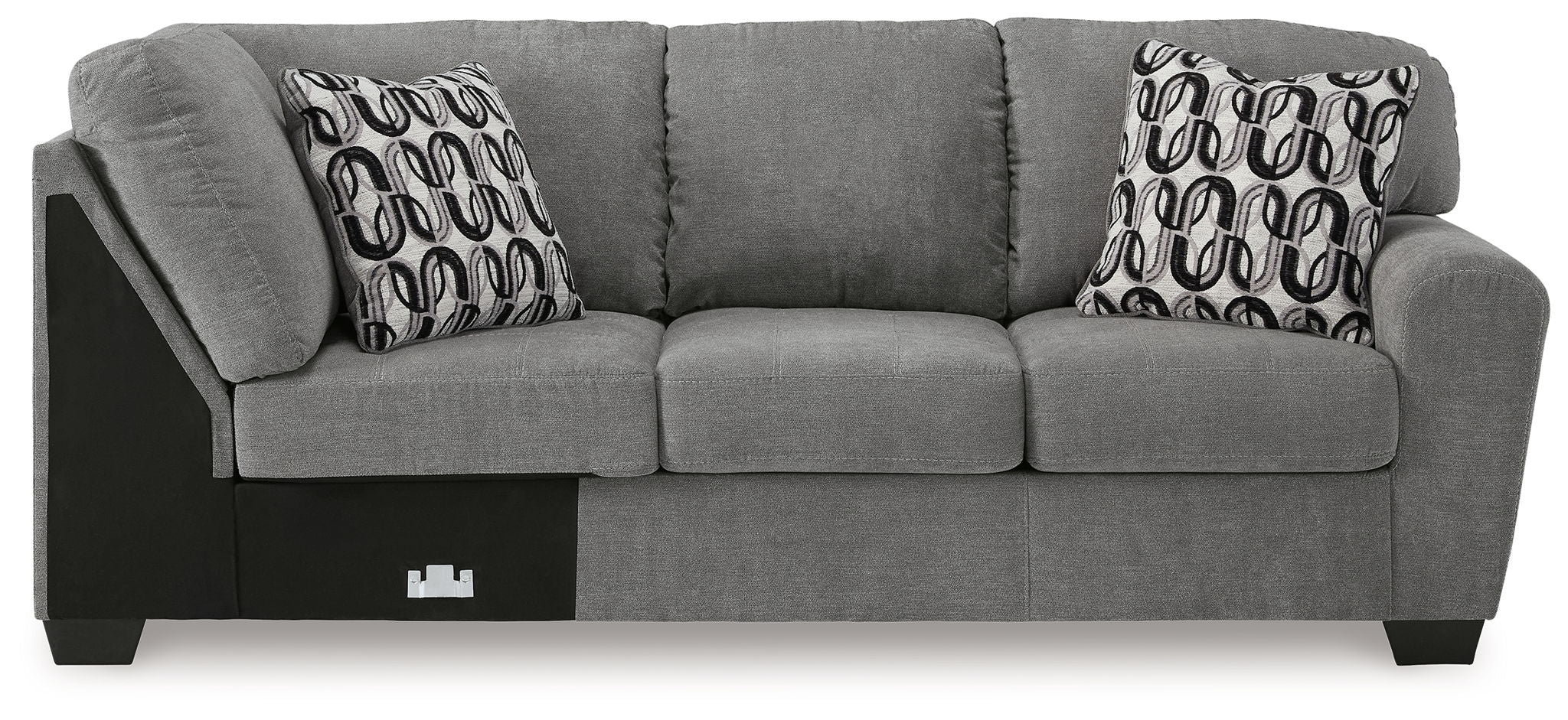 Birkdale Court - Raf Sofa With Corner Wedge - Gray