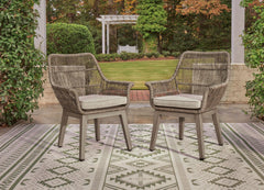 Beach Front - Arm Chair With Cushion (Set of 2) - Beige