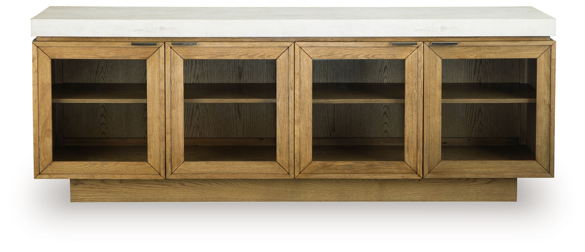 Adanworth - Accent Cabinet - Light Brown / Gray
