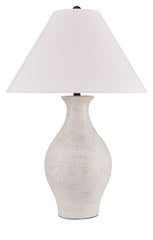 Ashbend - Ceramic Table Lamp - Antique White