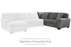 Birkdale Court - Raf Sofa With Corner Wedge - Gray