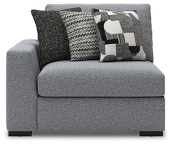 Bealton - LAF Corner Chair - Salt And Pepper