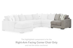 Aslan Court - Raf Corner Chair - Pebble