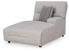 Acklen Place - Raf Power Reclining Back Chaise - Pewter